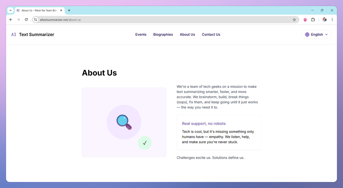 AI Text Summarizer screenshot #2