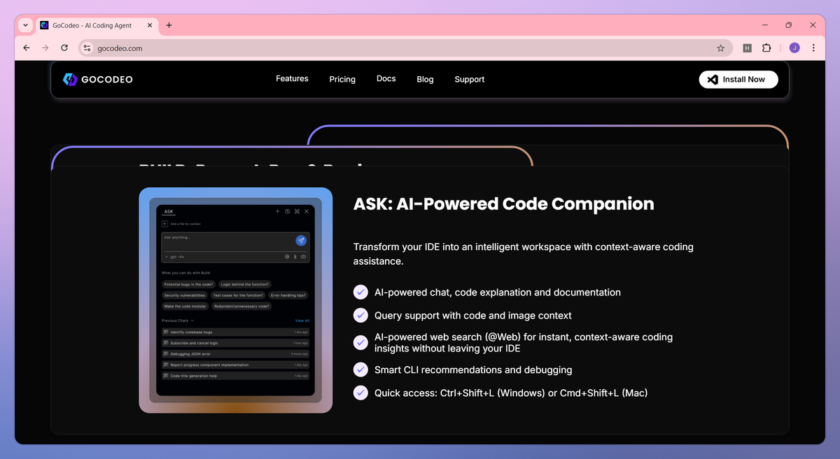 GoCodeo screenshot #3
