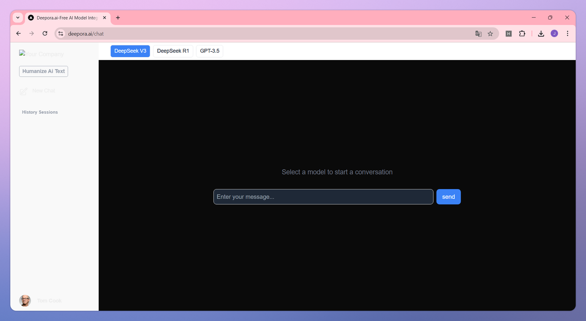 Deepora.ai screenshot