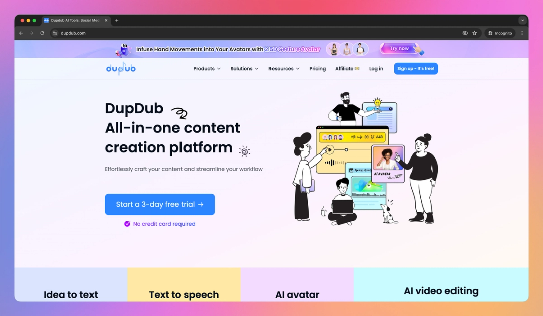 How Does Dupdub AI Integrate Voice Cloning, Avatars, and Video Magic?