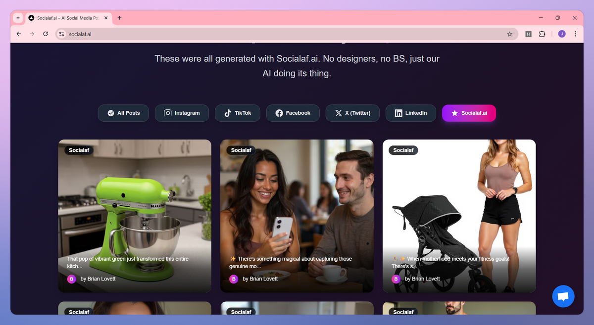 Socialaf.ai screenshot #2