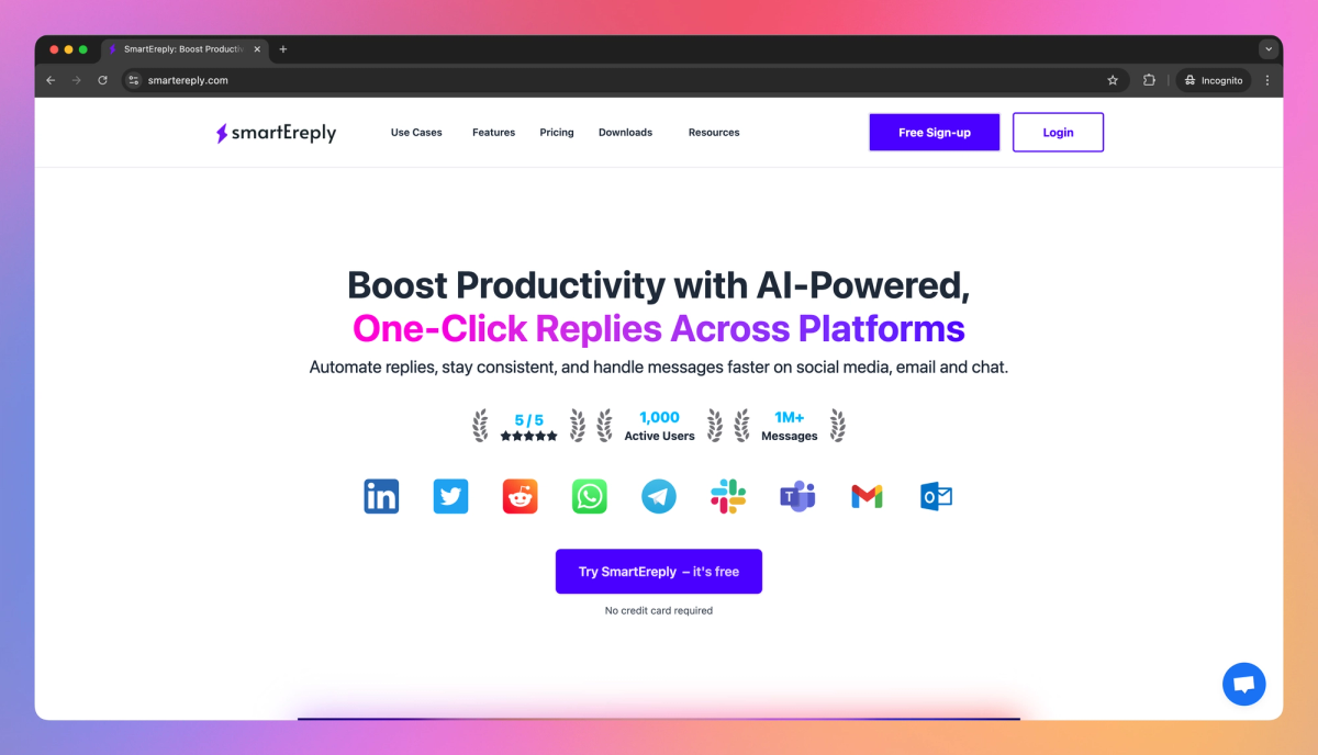 SmartEReply screenshot #1