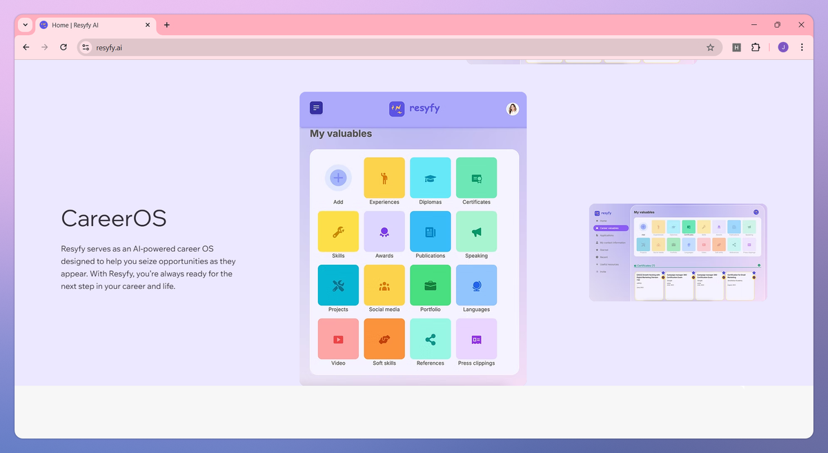 Resyfy AI screenshot #2