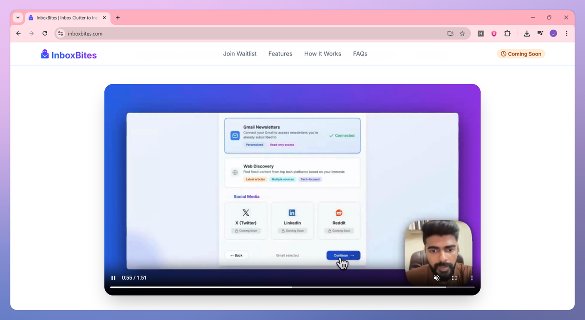 InboxBites screenshot #3