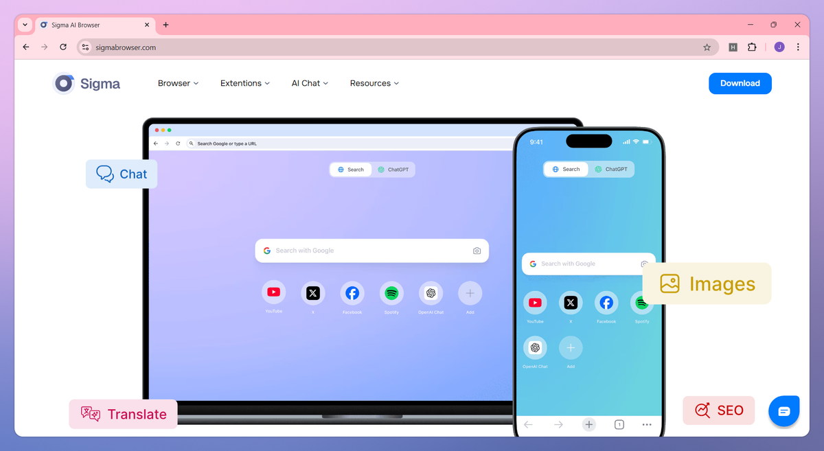 Sigma AI Browser screenshot #2