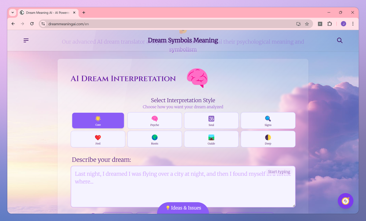 Dream Meaning AI screenshot #2