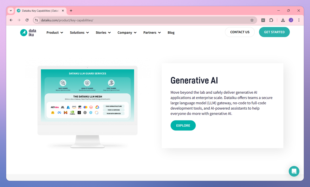Dataiku screenshot #3