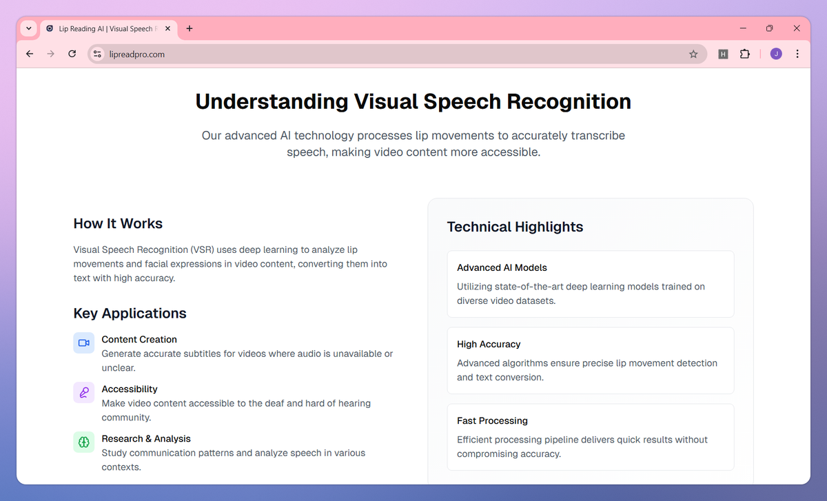LipRead Pro screenshot #2