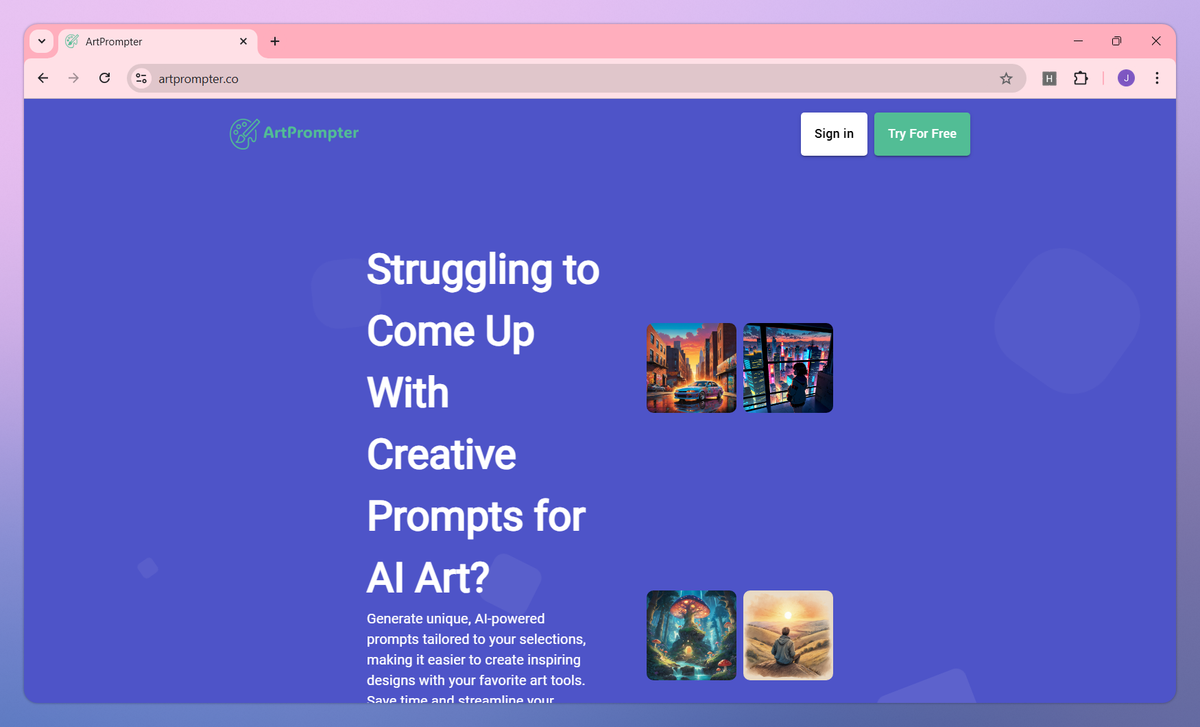 ArtPrompter screenshot #1