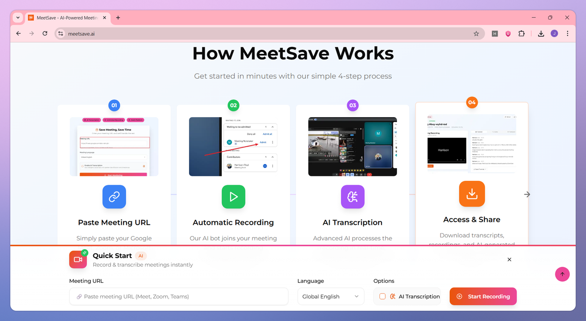 MeetSave screenshot #2