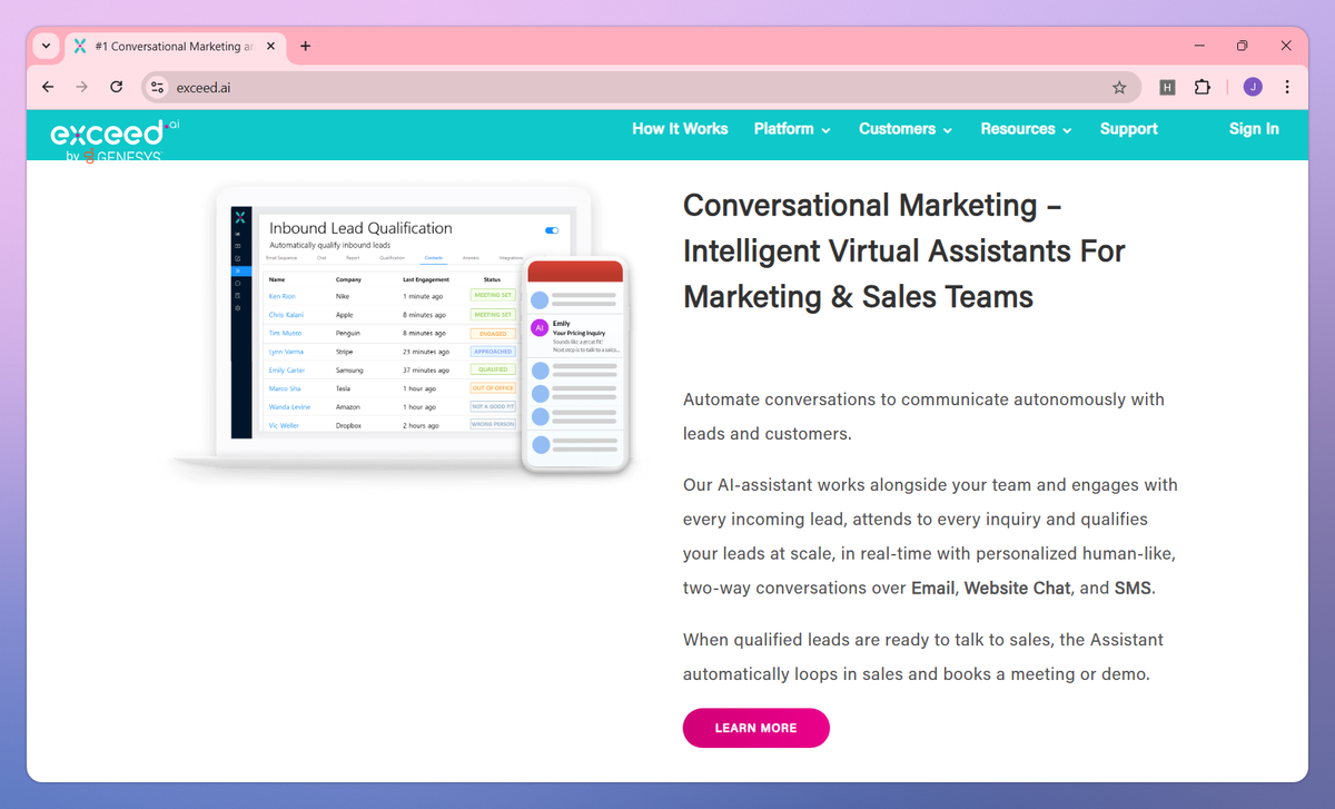 Exceed.ai screenshot #2