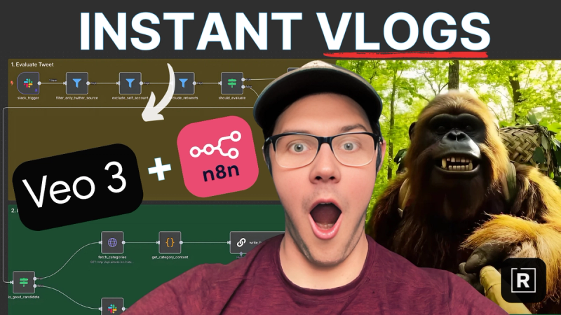 This AI System Builds Viral Vlogs In Minutes (free n8n template)