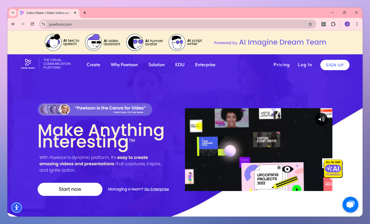 Powtoon screenshot #1