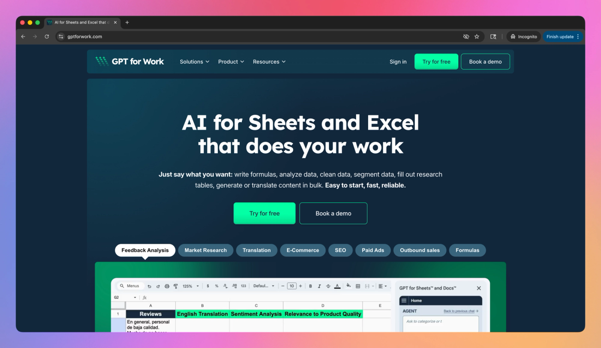 GPT for Work screenshot #1