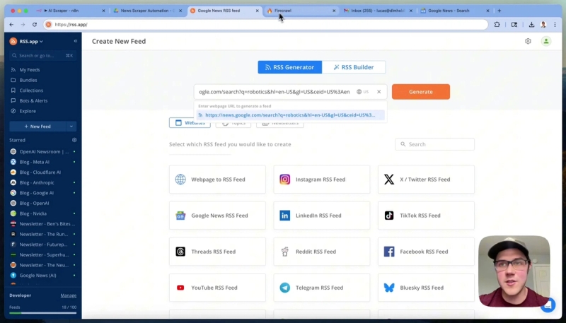 RSS.app google news feed
