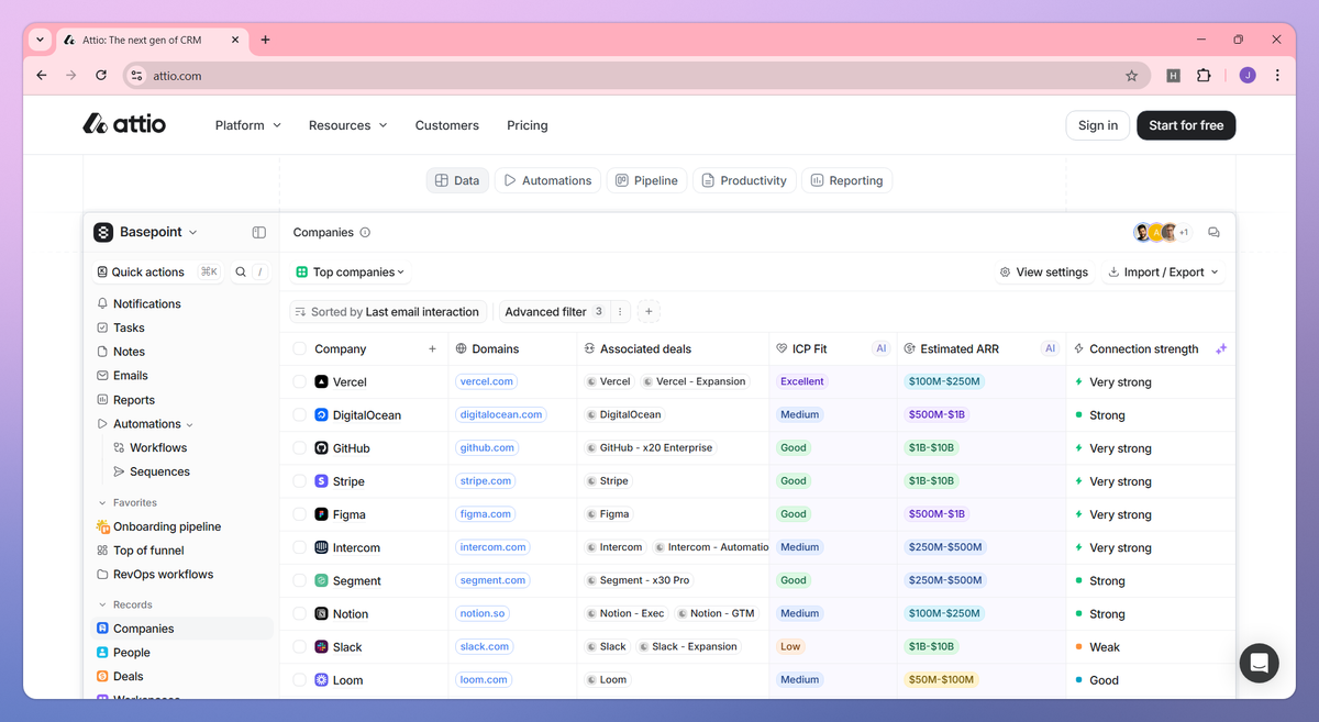 Attio screenshot #2