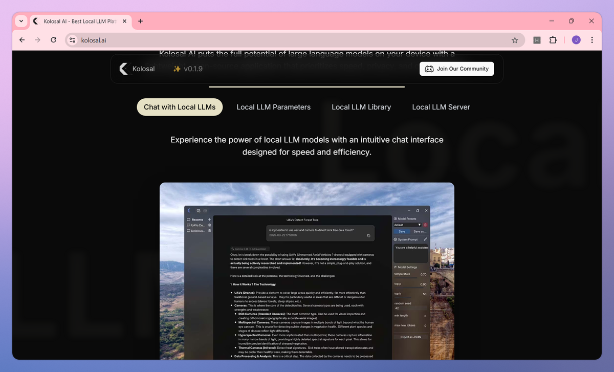 Kolosal AI screenshot #3