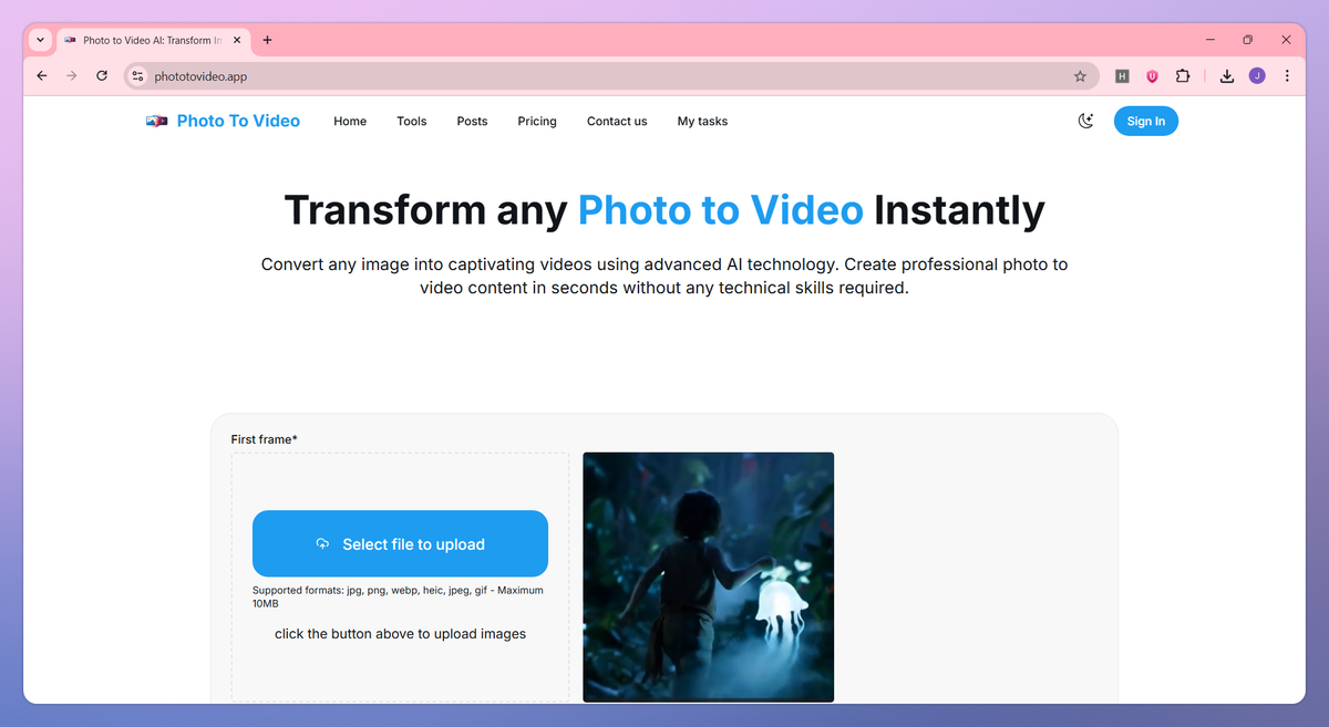 Photo to Video AI screenshot #1