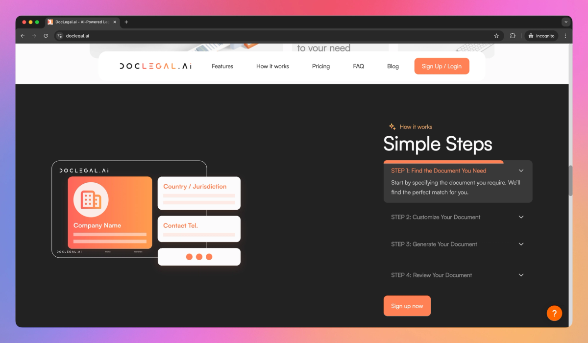 DocLegal.ai screenshot #2