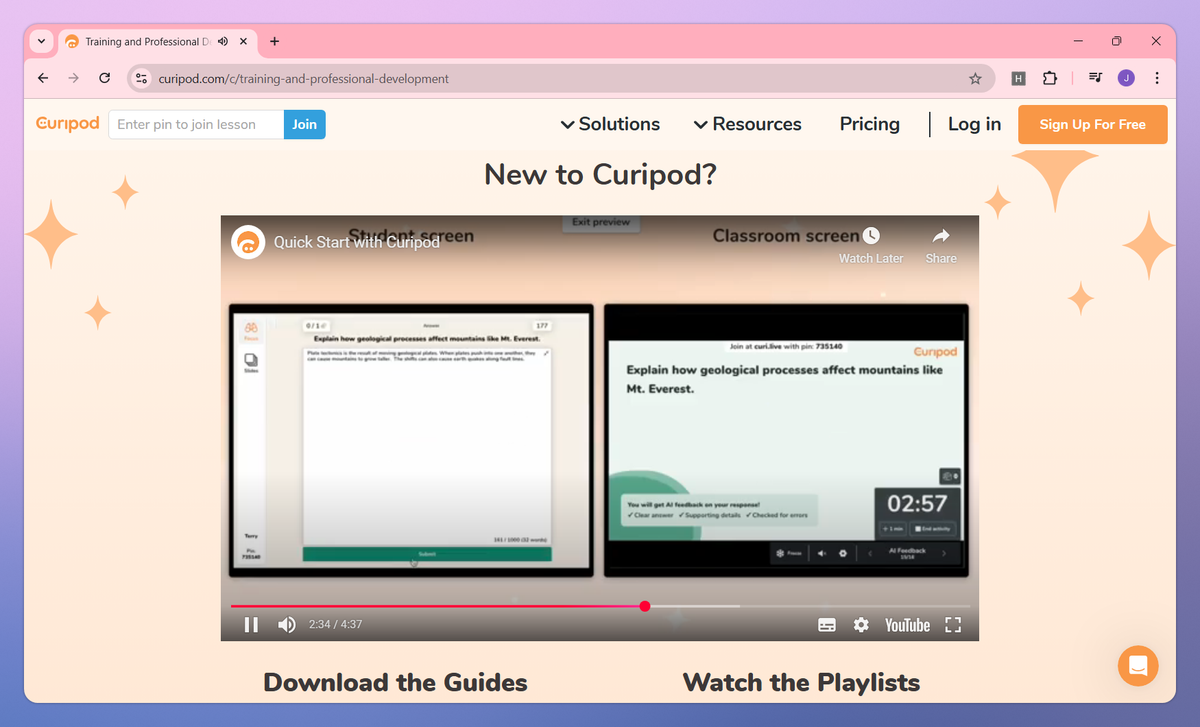 Curipod screenshot #3
