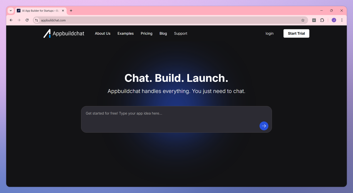 Appbuildchat screenshot #1