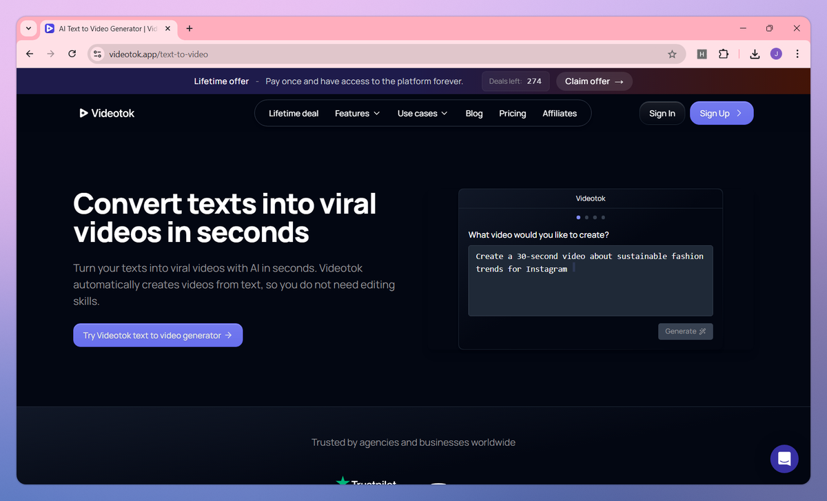 Videotok screenshot #3