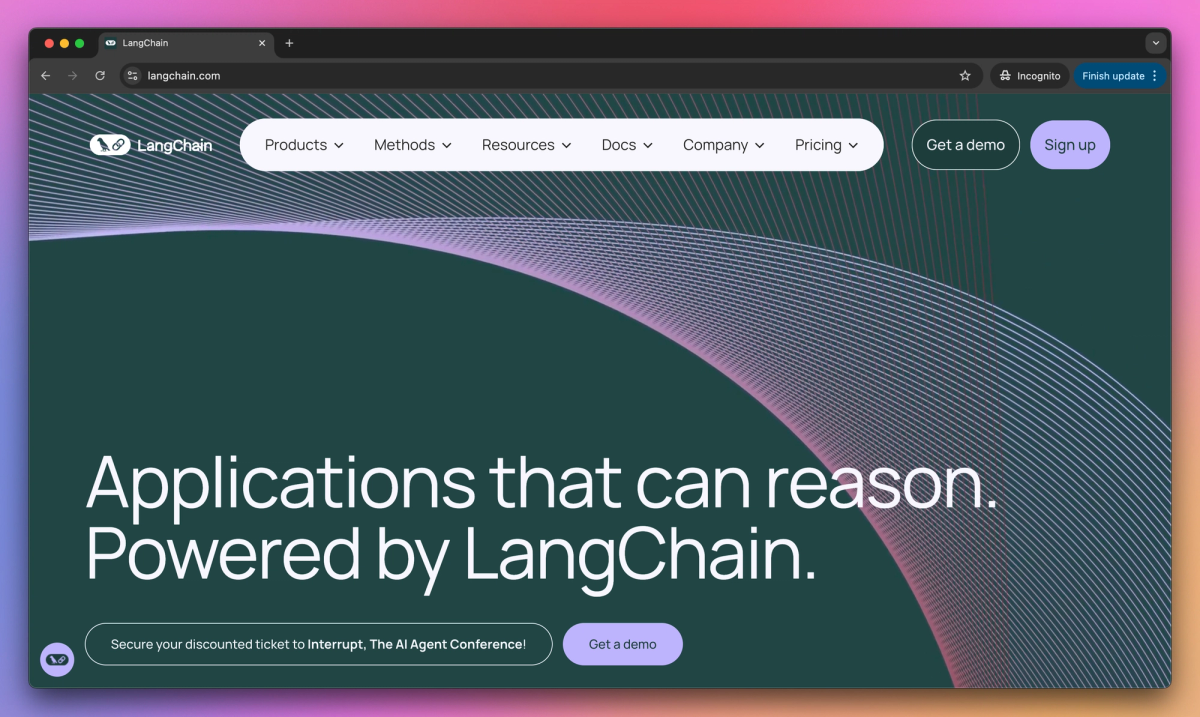 LangChain screenshot #1