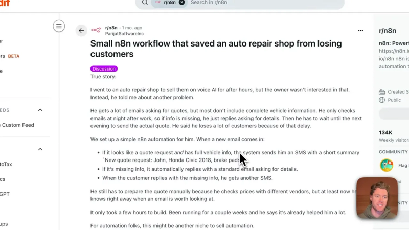 n8n Auto Repair Shop Automation.