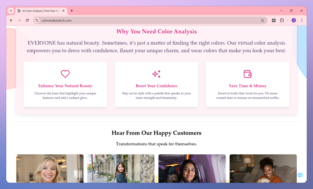AI Color Analysis screenshot #2