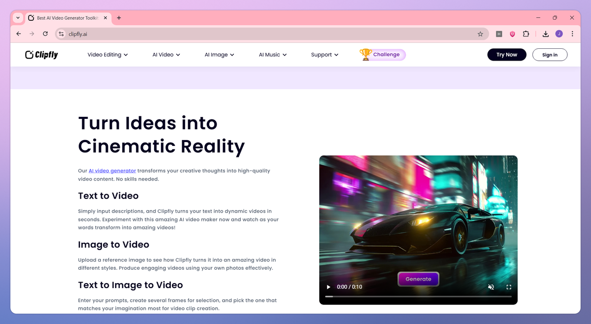 Clipfly screenshot #2