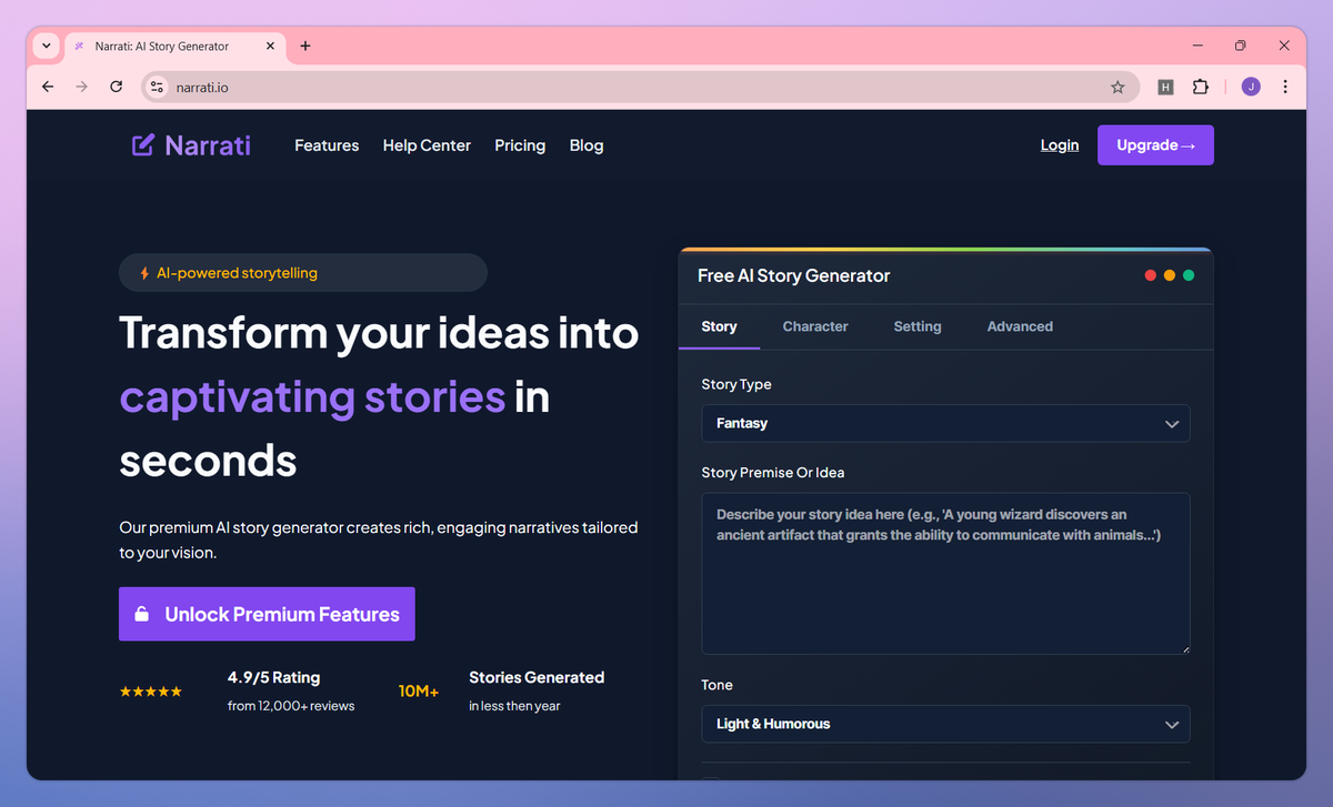 Narrati screenshot #1