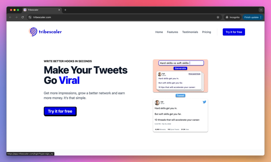 Tribescaler Features, Pricing, and Alternatives | AI Tools