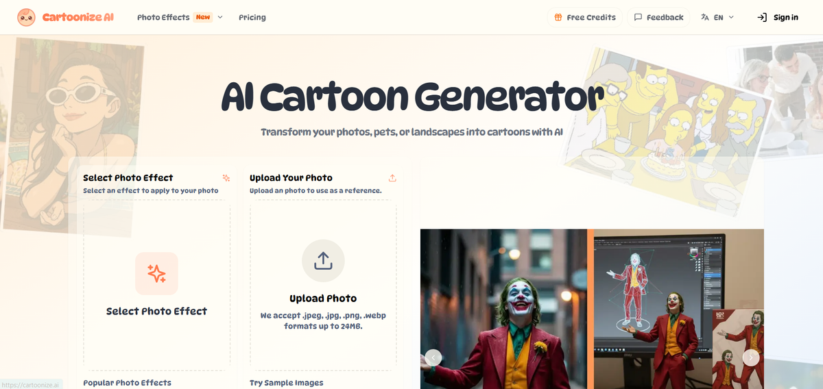 Cartoonize AI screenshot #1