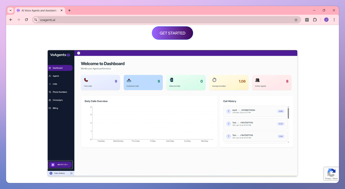 VoAgents screenshot #2