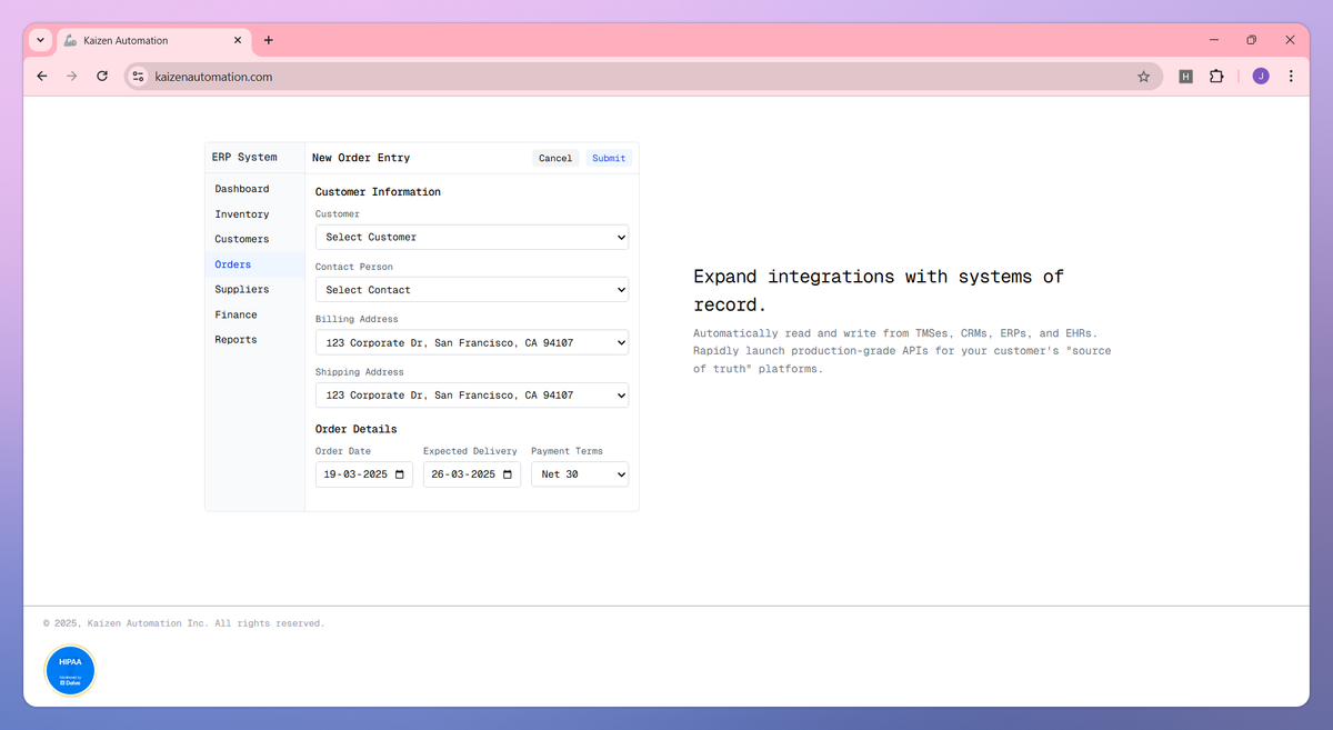 Kaizen Automation screenshot #3
