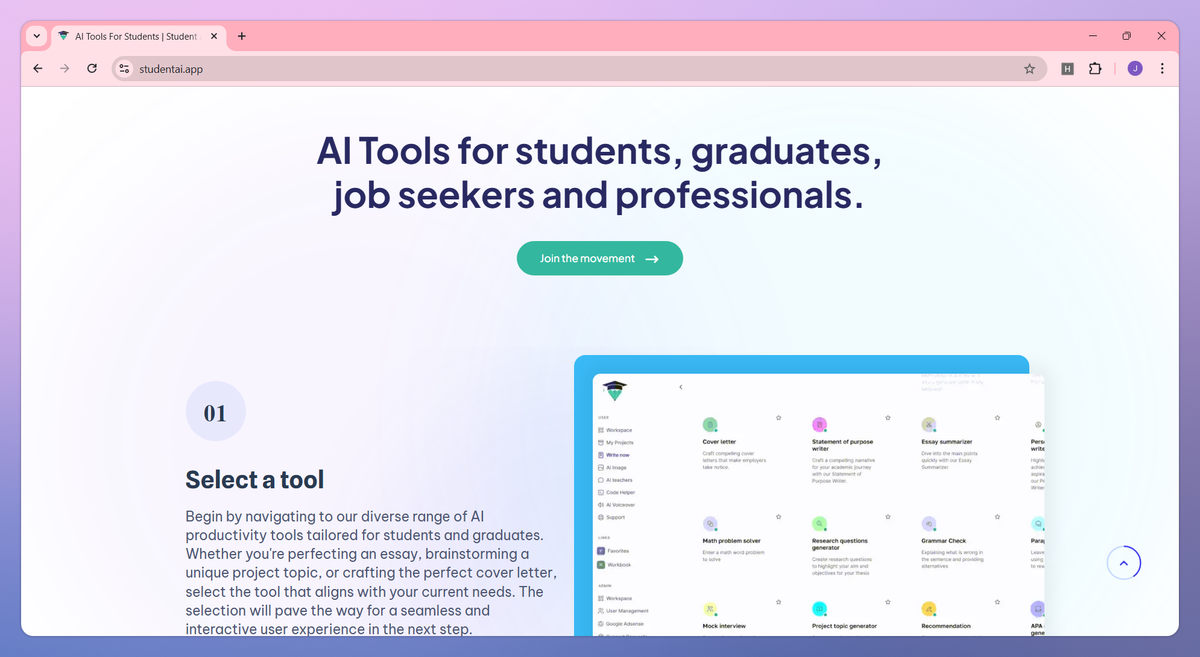 Student AI screenshot #2