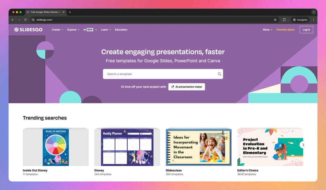 Slidesgo Features, Pricing, and Alternatives | AI Tools