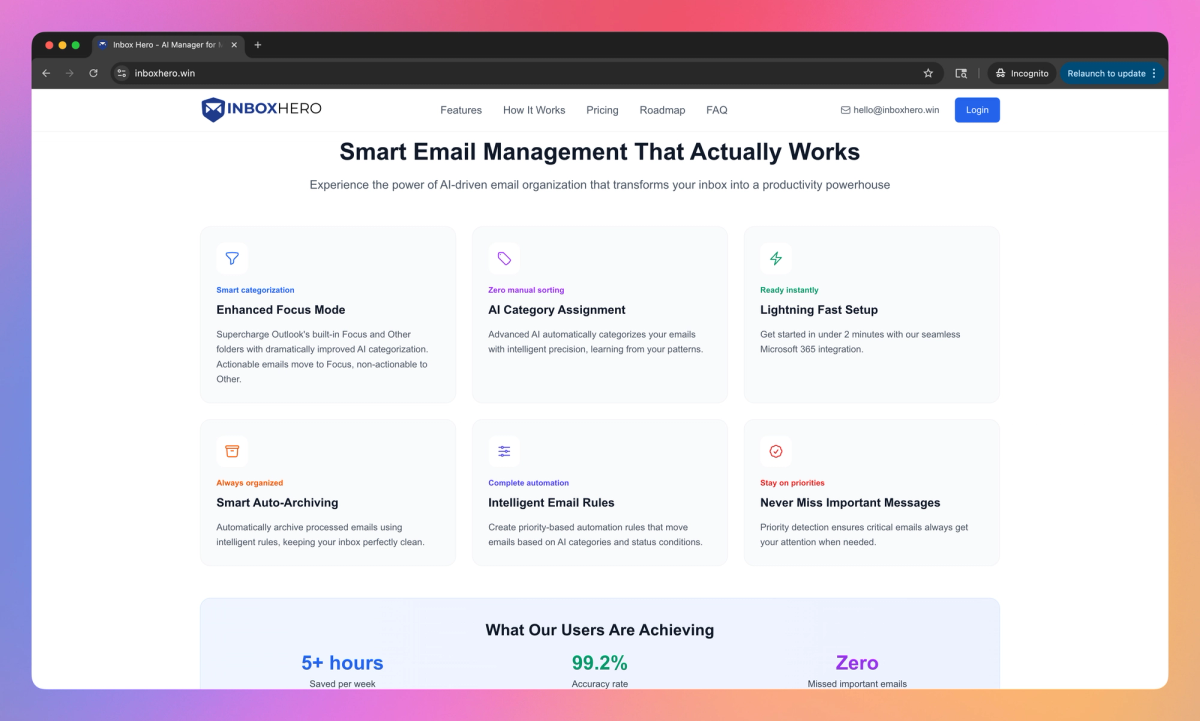 Inbox Hero screenshot #2