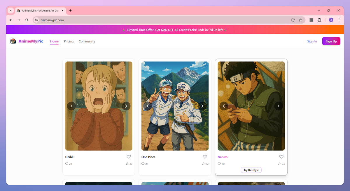 AnimeMyPic screenshot #2