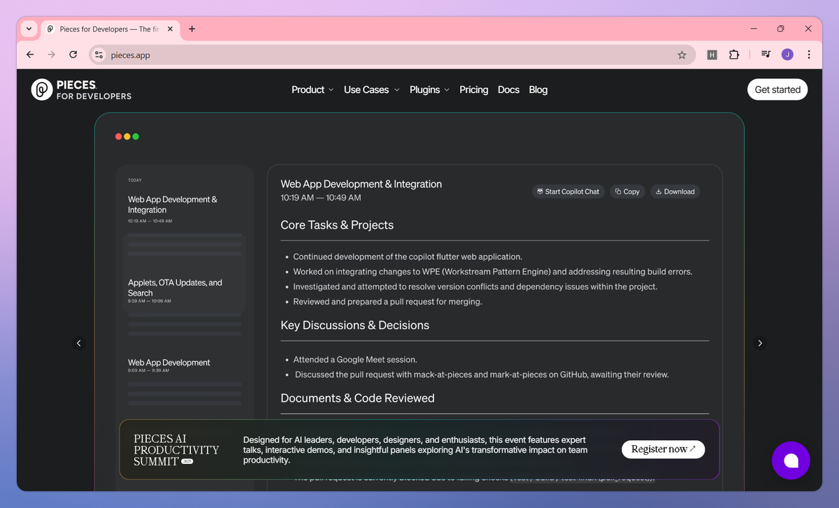 Pieces for Developers screenshot #2