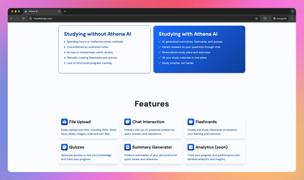 Athena AI screenshot #2