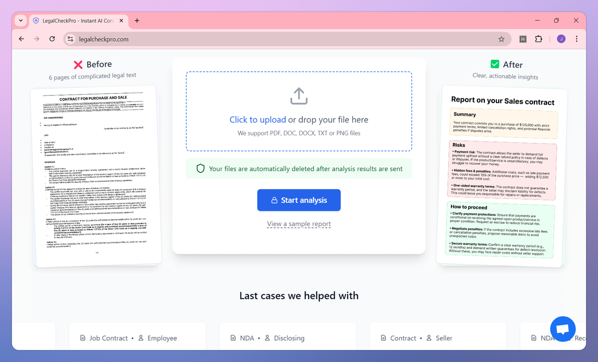 LegalCheckPro screenshot #2