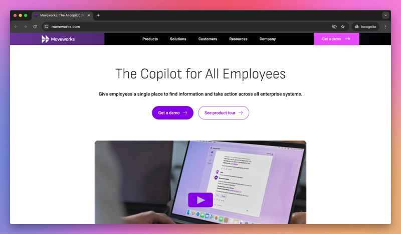 Moveworks product screenshot