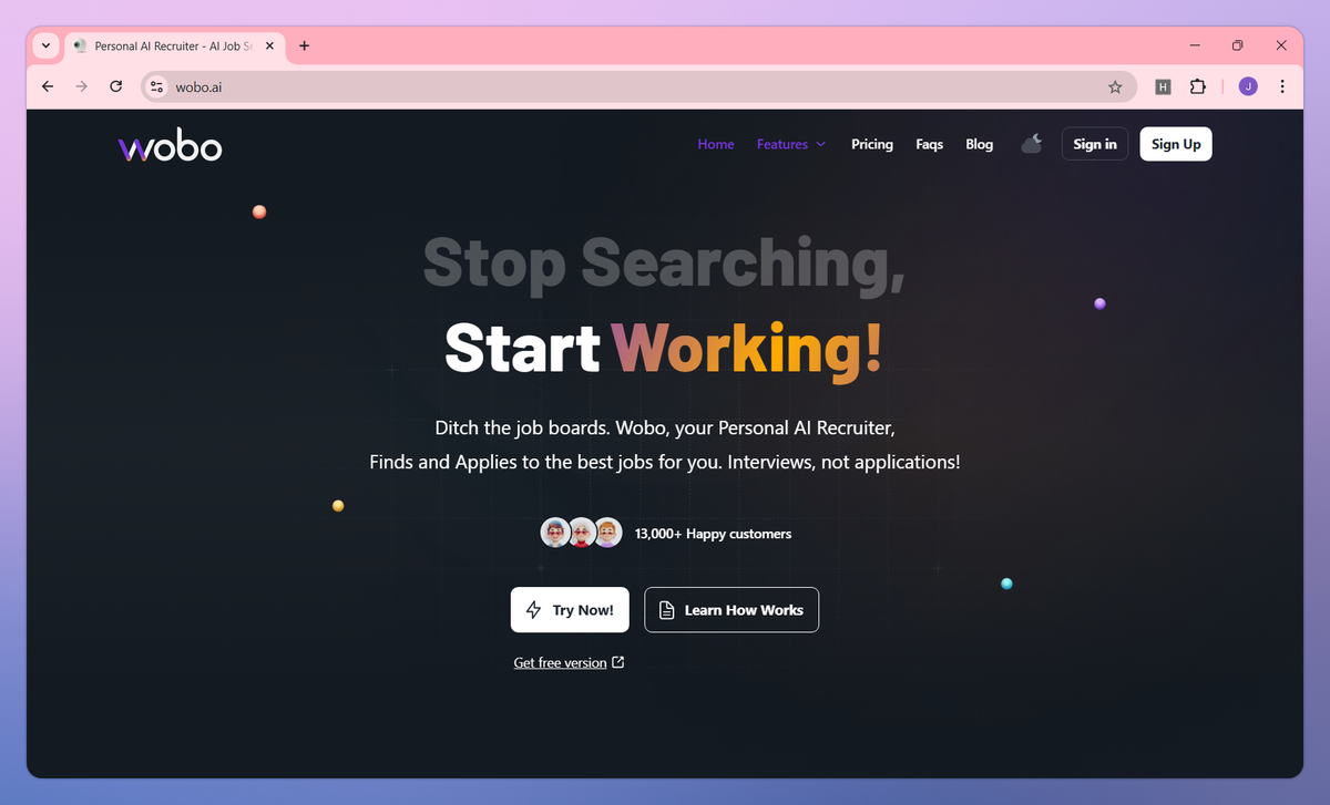 Wobo screenshot #1