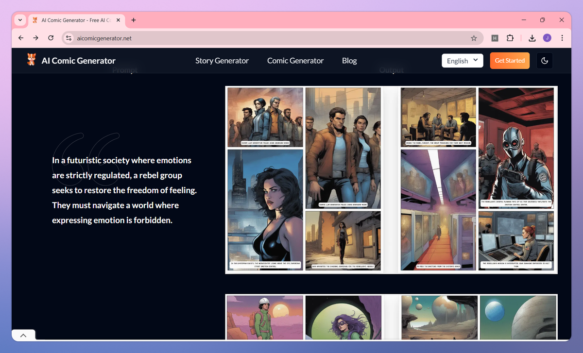 AI Comic Generator screenshot #3