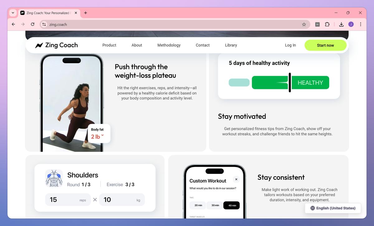 Zing Coach screenshot #2