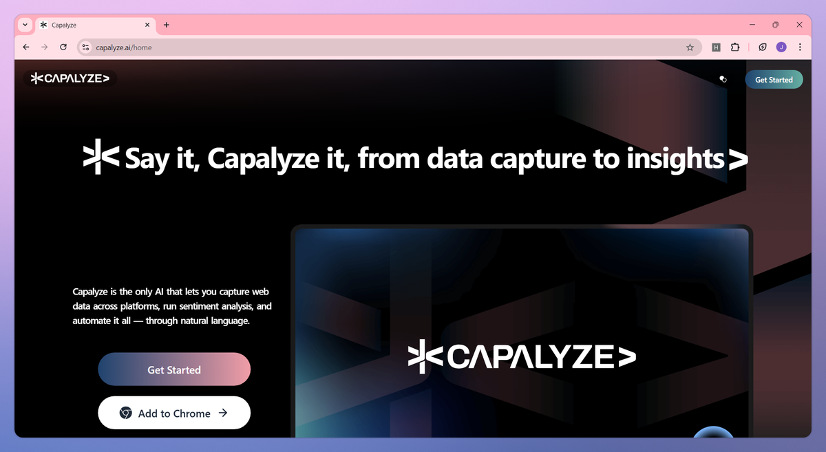 Capalyze screenshot #1