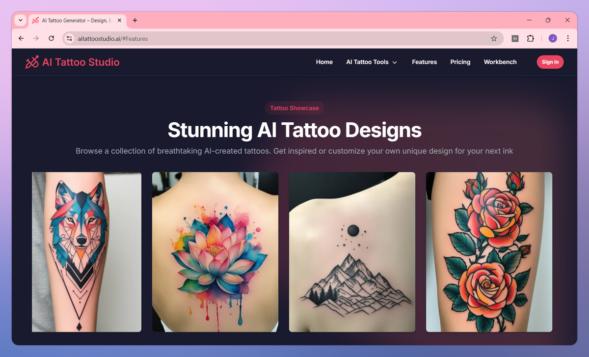 AI Tattoo Studio screenshot #2