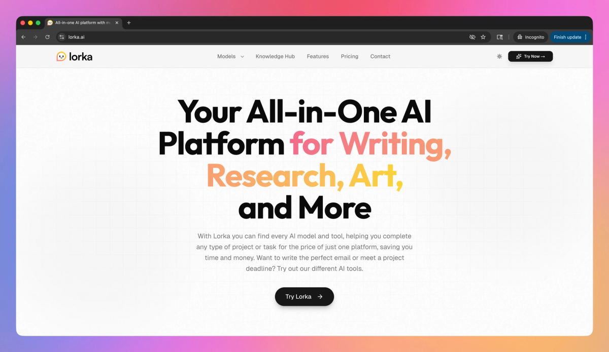 Lorka AI screenshot #1