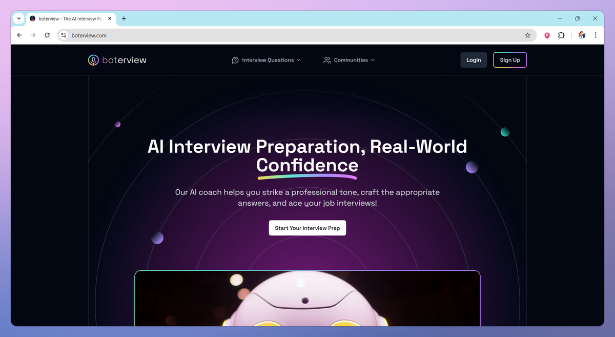 boterview screenshot #1